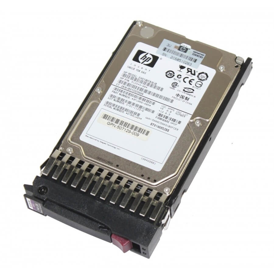 504062-B21 HP 146-GB 3G 15K 2.5 DP SAS [5 Pack